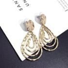 Metal Earring Gold - 1 Pair - One Size