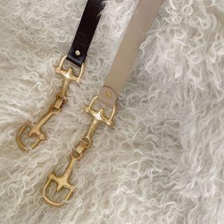 Horse-bit Cowhide Belt