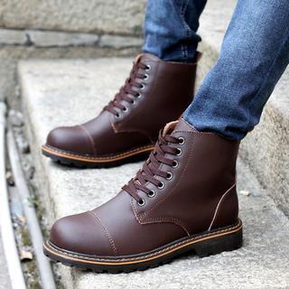 Genuine-leather Ankle Boots