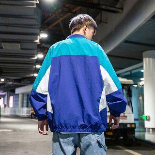 Loose-fit Colorblock Light Jacket
