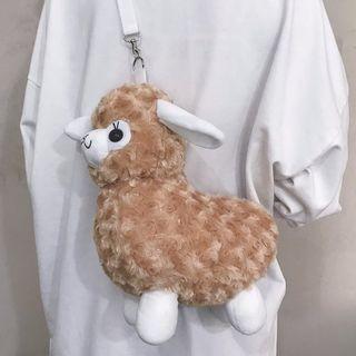Fleece Sheep Sling Bag