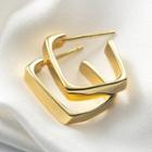 Sterling Silver Open Square Earring
