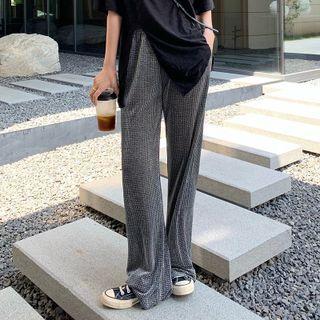 High-waist Sequin Wide-leg Pants As Shown In Figure - One Size