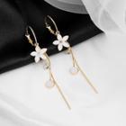 Acrylic Flower Fringed Earring E3202 - As Shown In Figure - One Size