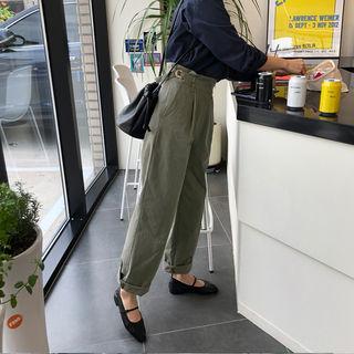 Metallic-detail Wide-leg Pants