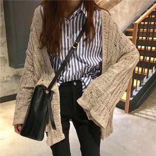 Wide-sleeve Cardigan