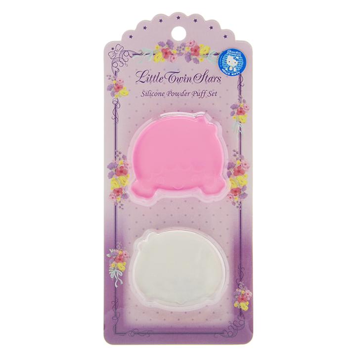 Sanrio - Little Twin Stars Silicon Powder Puff Set 2 Pcs