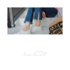 Frayed-hem Slit-side Jeans