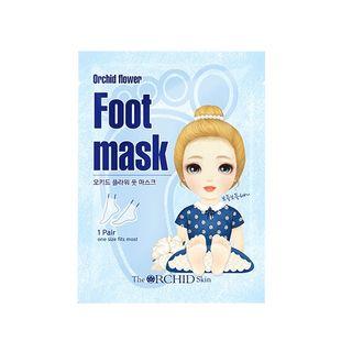 The Orchid Skin - Orchid Flower Foot Mask 1pair 1pair