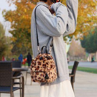 Animal Print Backpack Leopard - One Size