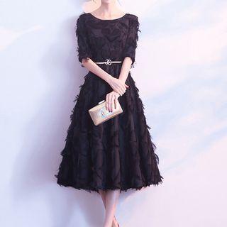 Fringed A-line Cocktail Dress (various Designs)