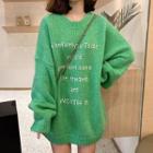 Lettering Loose Fit Sweater