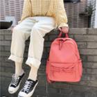 Set: Nylon Zip Backpack + Pouch