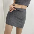 Elastic A-line Skirt