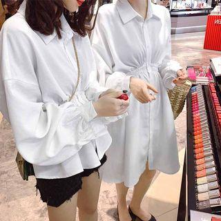 Balloon-sleeve Shirt / Shirtdress
