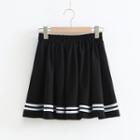 Mini Pleated Skirt Black - One Size