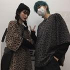 Mock Two Piece Leopard Long-sleeve T-shirt