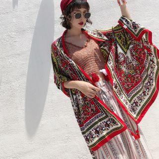 Print Shawl Totem Flower - 180cm X 100cm