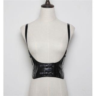 Faux Leather Corset Body Harness