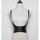 Faux Leather Corset Body Harness