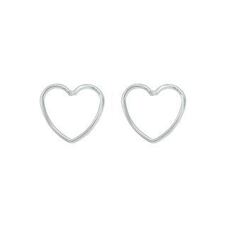 Frame Heart Ear Studs