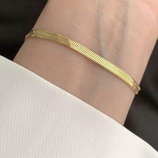 Flat Bracelet Gold - One Size