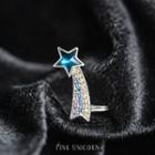 Non-matching Star Earring S925 - Stud Earrings - 1 Pair - Meteor - One Size