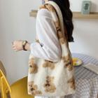 Printed Fleece Tote Bag