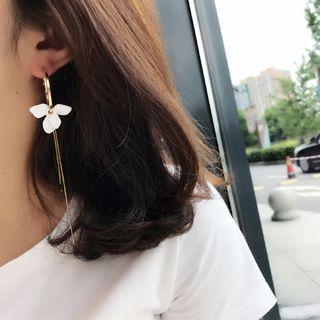 Asymmetric Flower Earrings