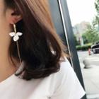 Asymmetric Flower Earrings