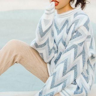 Zigzag Pattern Sweater