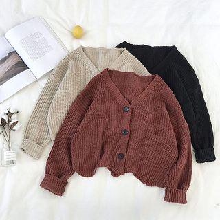 Scalloped Crop Cardigan