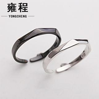 925 Sterling Silver Couple-matching Open Ring