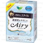 Kao - Laurier Beautiful Style Airy Sanitary Napkin (fragrance-free) (14cm) 54 Pcs