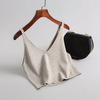 Knit Camisole Crop Top