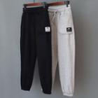 Drawstring Pocket Detail Plain Sweatpants