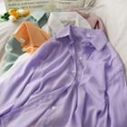 Loose-fit Light Shirt In 6 Colors