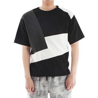 Plus Size Color-block T-shirt