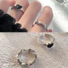 Metal Ring 1568a - Silver - One Size