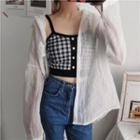 Gingham Camisole Top / Set