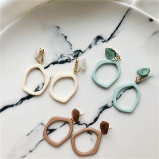 Acrylic Drop Earring / Clip-on Earring