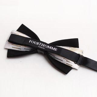 Metallic Print Bow Tie