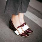 Buckled Heeled Loafers