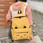 Cat Face Printed Backpack