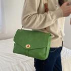Flap Shoulder Bag Vintage Green - One Size