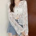 Lace V-neck Cardigan