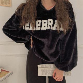 Celebrate Faux-fur Pullover