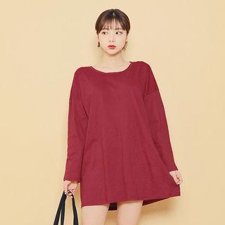 Round-neck T-shirt Minidress
