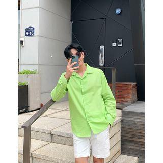 Pastel-color Linen Shirt