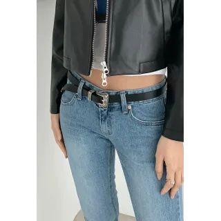 Faux-leather Western Belt Black - One Size